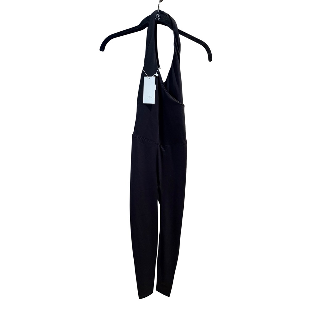 108 Sportif NEW Helsa Halter Neck Bodysuit In Black Size XS/S
